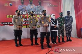Kapolri tinjau pos pelayanan dan terpadu di Terminal Purabaya