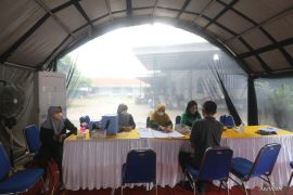 Vaksinasi COVID-19 di Rest Area Kediri