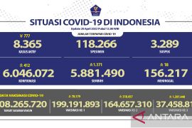Kamis, angka kesembuhan COVID-19 bertambah 1.171 orang