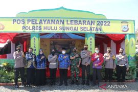 Arus Mudik - Polres HSS dirikan posko pantau arus mudik di tiga titik strategis