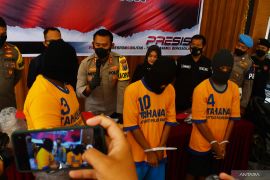 Rilis Bubuk Mesiu Petasan di Polres Madiun