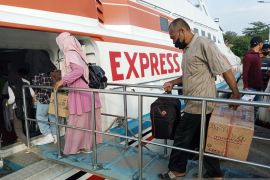 Arus mudik di Pelabuhan Tanjung Pandan berjalan lancar