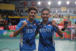 Pramudya/Yeremia singkirkan seniornya menuju final Kejuaraan Asia