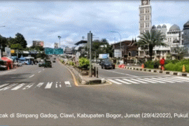 Jalur Puncak Bogor lengang jelang Lebaran