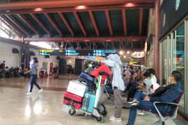 Pergerakan penumpang di Soekarno-Hatta mulai landai pada H-1