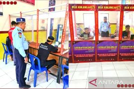 Lapas Narkotika Sabak berikan layanan virtual Lebaran untuk napi
