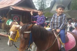 Wisata berkuda di Berastagi banyak peminat