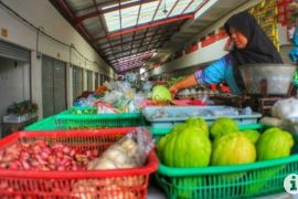 Pasar tradisional di Deliserdang beroperasi hari kedua Lebaran