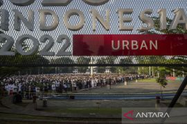 Salat Idul Fitri di lapangan Gasibu Bandung