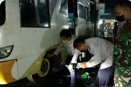Tiga bus berangkat ke Gorontalo dari  Terminal Malalayang hari kedua Lebaran