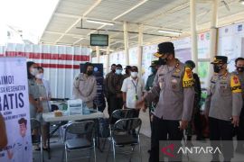 Kapolda Sulteng dan Danrem sidak di Pos Pelayanan Idul Fitri