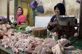 BPS: Daging ayam ras hingga emas picu inflasi bulanan di Kota Malang