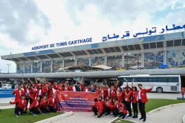 Dubes RI sambut kedatangan kontingen Federasi Kempo Indonesia di Tunisia