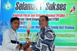 Yusuf Hasibuan duta IAIN Padang Sidempuan ke Pesona 1 Bandung bidang 30 Juz Alquran