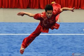 Atlet muda wushu Seraf Naro yang bersinar di SEA Games Vietnam