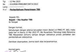Pabrik tutup, petani sawit di Seluma Bengkulu kebingungan