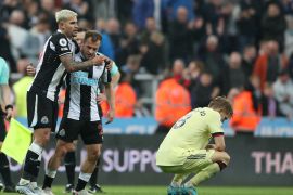 Liga Inggris - Newcastle rusak impian Arsenal lolos Liga Champions dengan menang 2-0