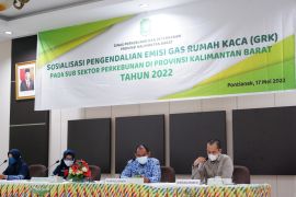 Disbunak Kalbar beri perhatian subsektor perkebunan untuk tekan emisi GRK