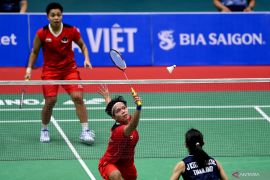 SEA Games Vietnam - Ganda putri Apriyani/Fadia melaju ke final bulutangkis