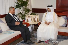Dubes Ridwan-Menteri Abdulrahman  bahas peningkatan kerja sama RI-Qatar