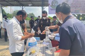 Kejari Inhu musnahkan barang bukti 239 perkara berkekuatan hukum tetap