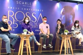 Scarlett dukung konser peringatan 25 tahun Rossa berkarya pada 27 Mei