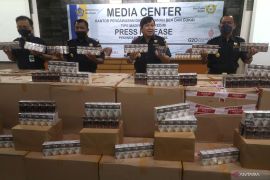 Bea Cukai Kediri sita 1,92 juta batang rokok ilegal senilai Rp2,18 miliar