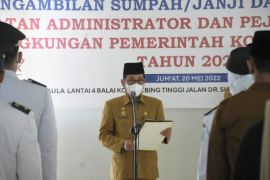 Sekda lantik 110 pejabat di lingkungan Pemkot Tebing Tinggi