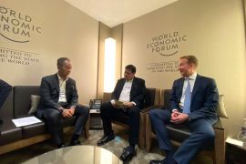 Menperin temui Presiden World Economic Forum di Swiss