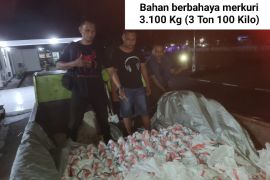 Polda Maluku ungkap penyelundupan 3,1 ton merkuri, zat berbahaya untuk lingkungan dan manusia