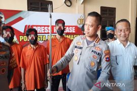 Polresta Banjarmasin ringkus komplotan begal gunakan tombak