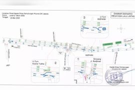 Rekayasa arus lalu lintas dilakukan di Jalan Raya Bekasi sisi selatan