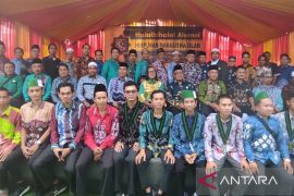 Alumni HMI se-Banua Anam turut berhadir pada acara halal bihalal di HST
