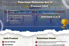 UI terapkan penerimaan mahasiswa melalui jalur prestasi