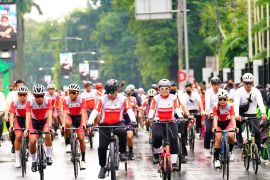 Gelar parade kemenangan atlet Sea Games, Kapolri fokus kembangkan olahraga sepeda Indonesia
