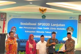 BPJS Ketenagakerjaan Sidoarjo berikan kartu kepesertaan petugas sensus penduduk