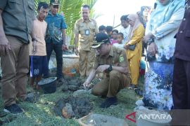 Satono resmikan dimulainya pembangunan jembatan ke-20 non APBD