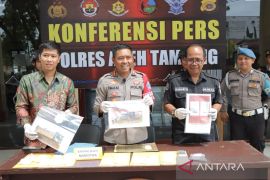 Polres Aceh Tamiang amankan alat berat dari lokasi galian tambang ilegal