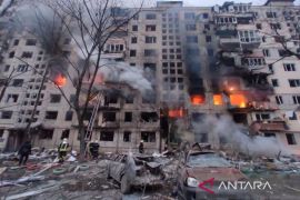 Beberapa ledakan guncang ibu kota Ukraina