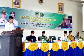 63 jamaah calon haji Barito Utara ikuti manasik haji