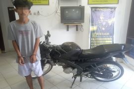 Gelapkan sepeda motor di Tebing Tinggi ditangkap di Kabupaten Madina