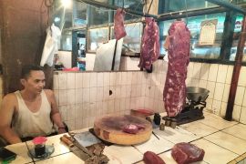 Harga daging sapi di Jakarta Rp150 ribu per kilogram