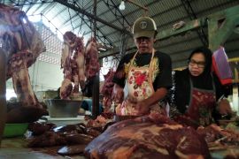 Harga daging  di Kudus stabil tapi penjualan menurun