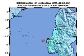 Sulbar diguncang gempa M 5,8, sejumlah korban luka-luka