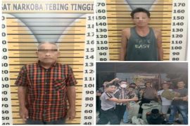 Bawa 50 kg ganja, Polisi tangkap pelaku di gerbang tol Tebing Tinggi