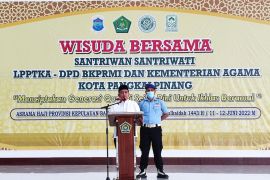Hadiri wisuda santri se-Pangkalpinang, Molen: Ini adalah contoh kolaborasi yang penting untuk ditingkatkan