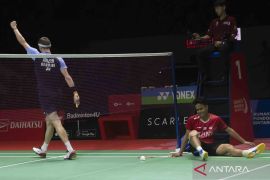 Indonesia Masters 2022: Ginting kesulitan tembus pertahanan alot Axelsen