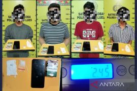Ringkus empat pengedar, Polres Gayo Lues amankan 2,45 gram sabu di Umah Buner