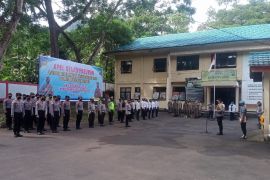 Ini arahan Kapolres Sitaro saat gelarpasukan Ops Patuh Samrat