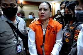 Mantan Bupati Tabanan Eka Wiryastuti jalani sidang tipikor